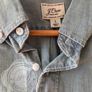 J. Crew Casual Short Sleeve Button Up - Men's L